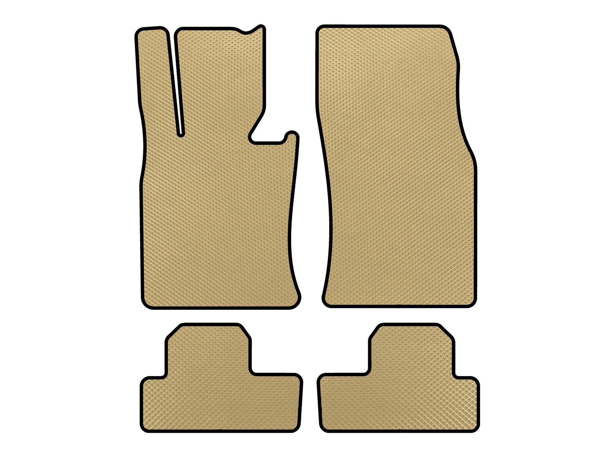 EVA Floor Mats (for R56, Beige) for Mini Clubman R55/R56 2007-2014 - image 1