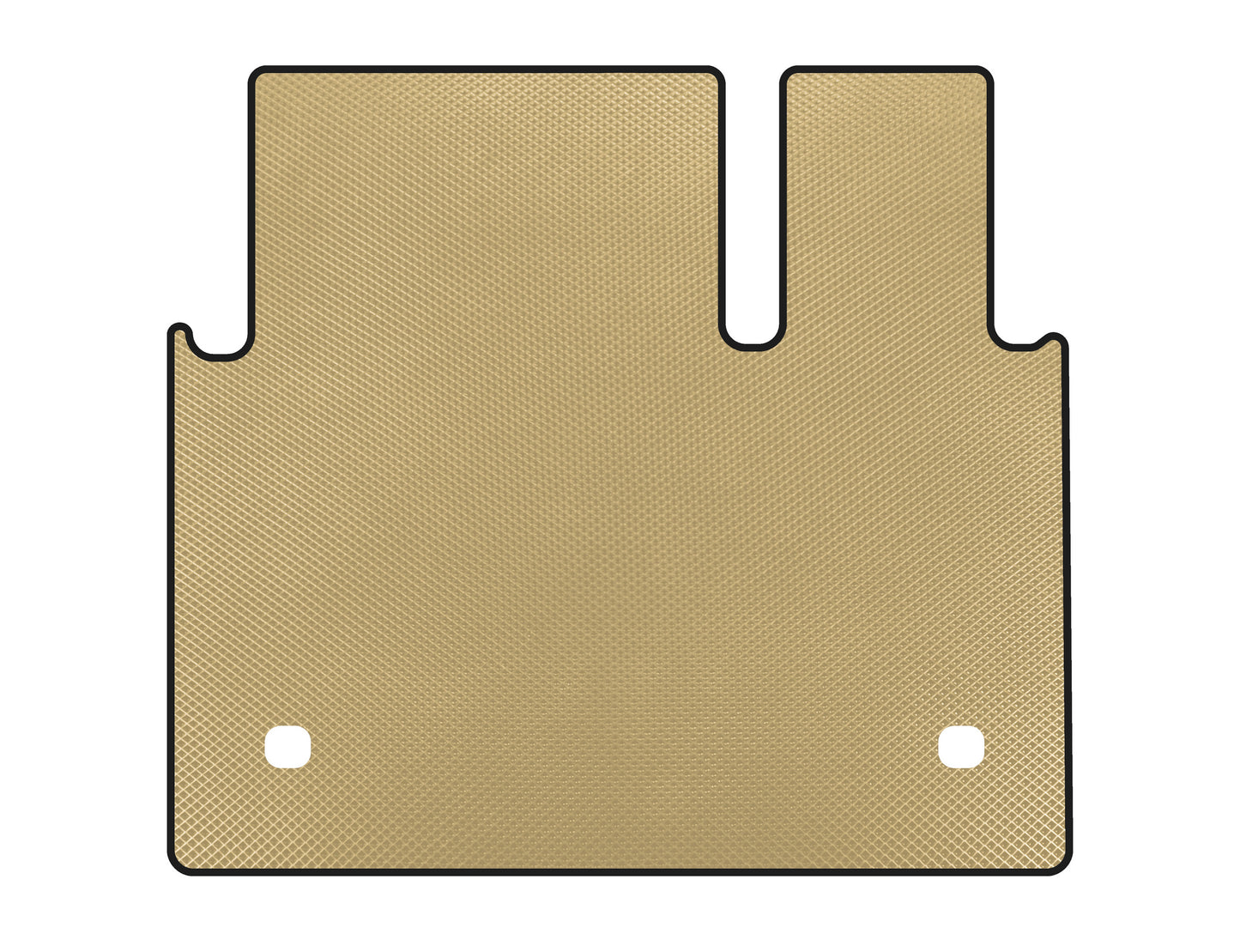 Trunk Mat (2012-2016, 1+1, Beige) for Peugeot Expert 2007-2016 - image 1