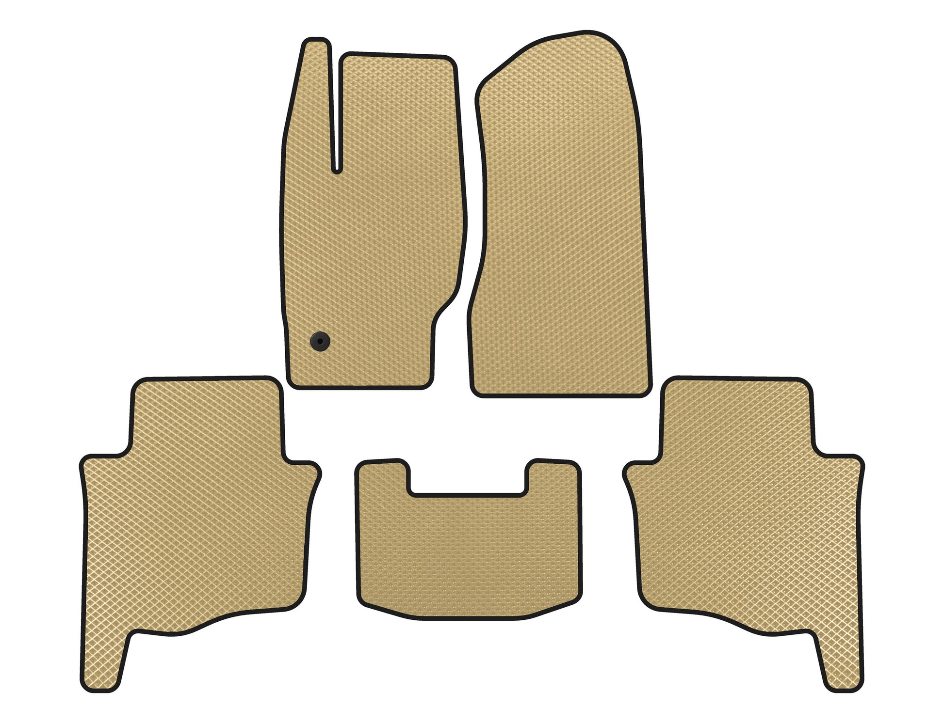 EVA Floor Mats (Beige) for Jeep Grand Cherokee WK 2004-2010 - image 1