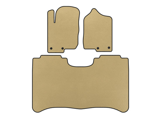 EVA Floor Mats (Beige) for Nissan Titan 2004-2011 - image 1