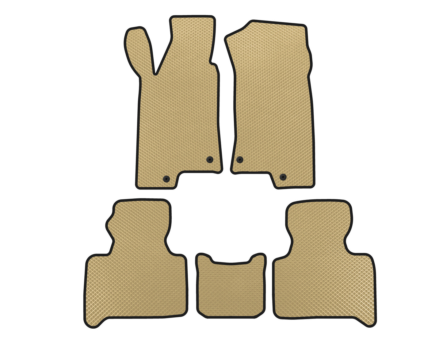 EVA Floor Mats (Beige) for Hummer H3 2005-2010 - image 1