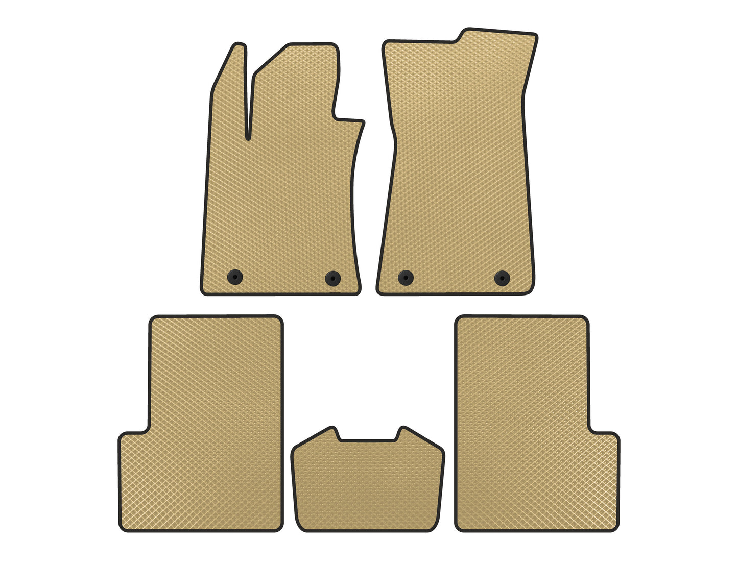 EVA Car Mats (2020-, Beige) for MG ZS 2017- - image 1