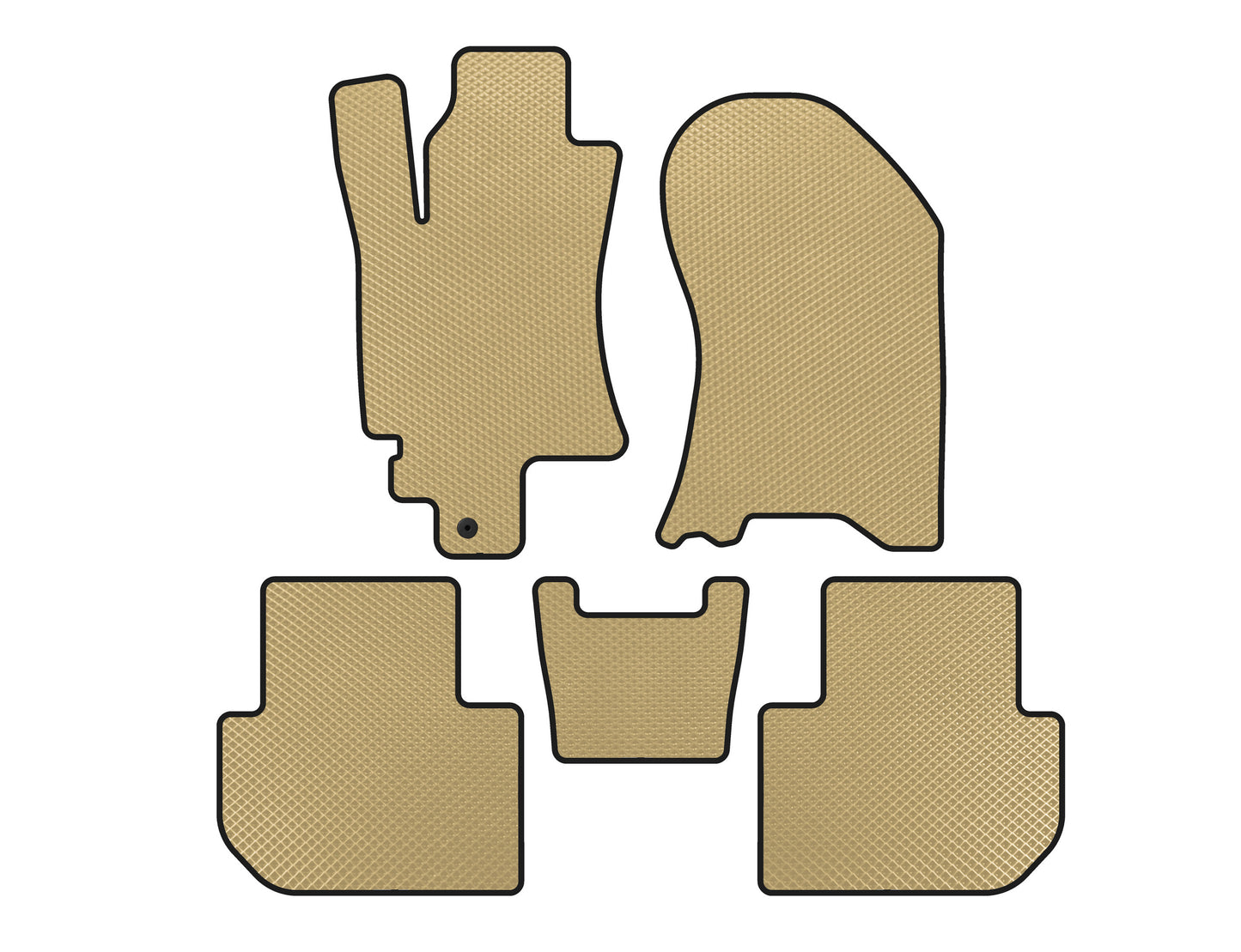 EVA Floor Mats (Beige) for Subaru Tribeca 2005-2014 - image 1