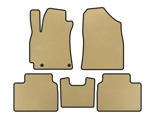 EVA Floor Mats (SD, Beige) for Hyundai Elantra (CN7) 2020- - image 1