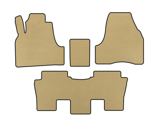 EVA Floor Mats (Beige) for Peugeot 807 2002-2014 - image 1