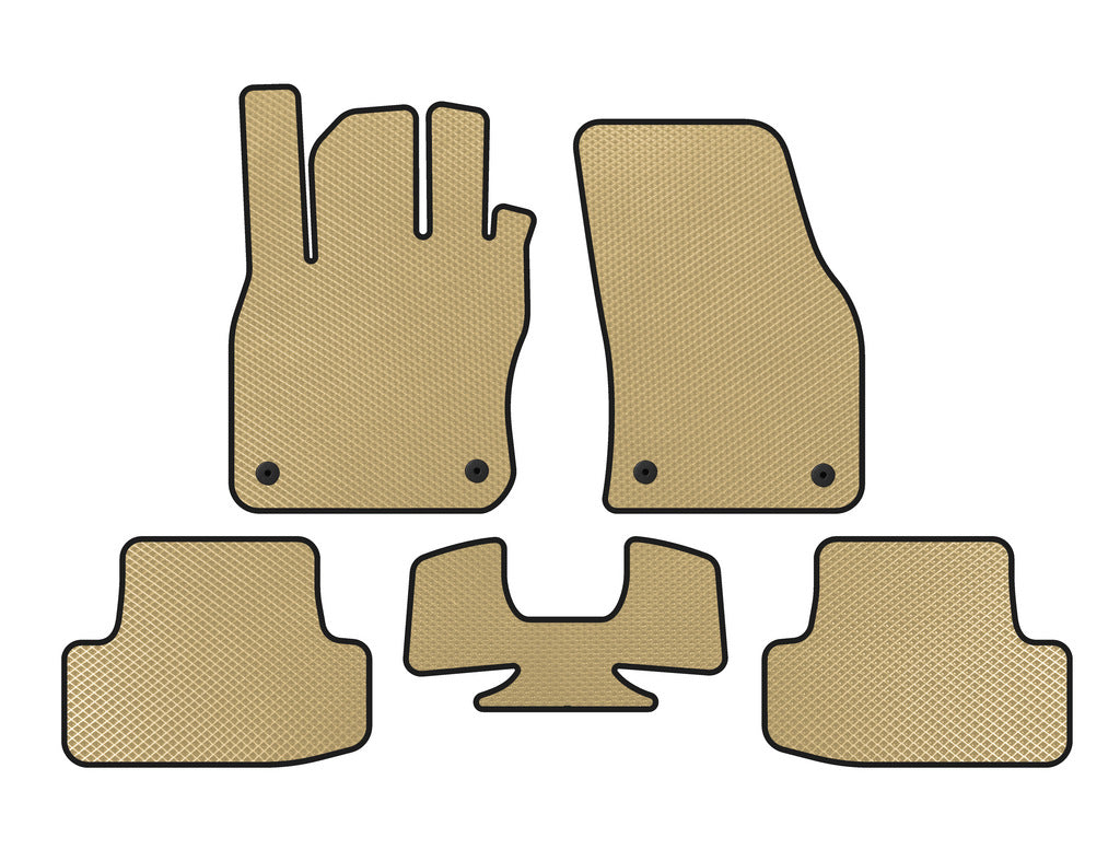 EVA Floor Mats (Beige) for Audi Q2 2016- - image 1