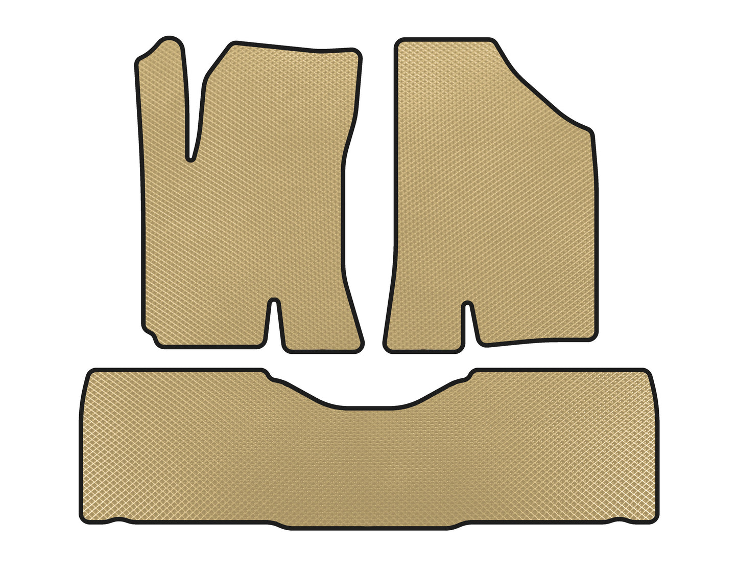 EVA Floor Mats (6-Seater/Electric, Beige) for Leopaard CS9EV 2017- - image 1