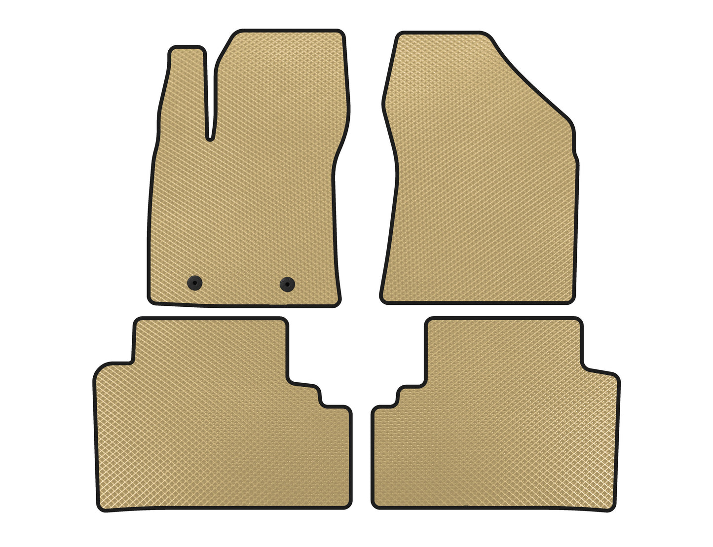 EVA Floor Mats (SD, Beige) for Toyota Avensis 2009-2018 - image 1