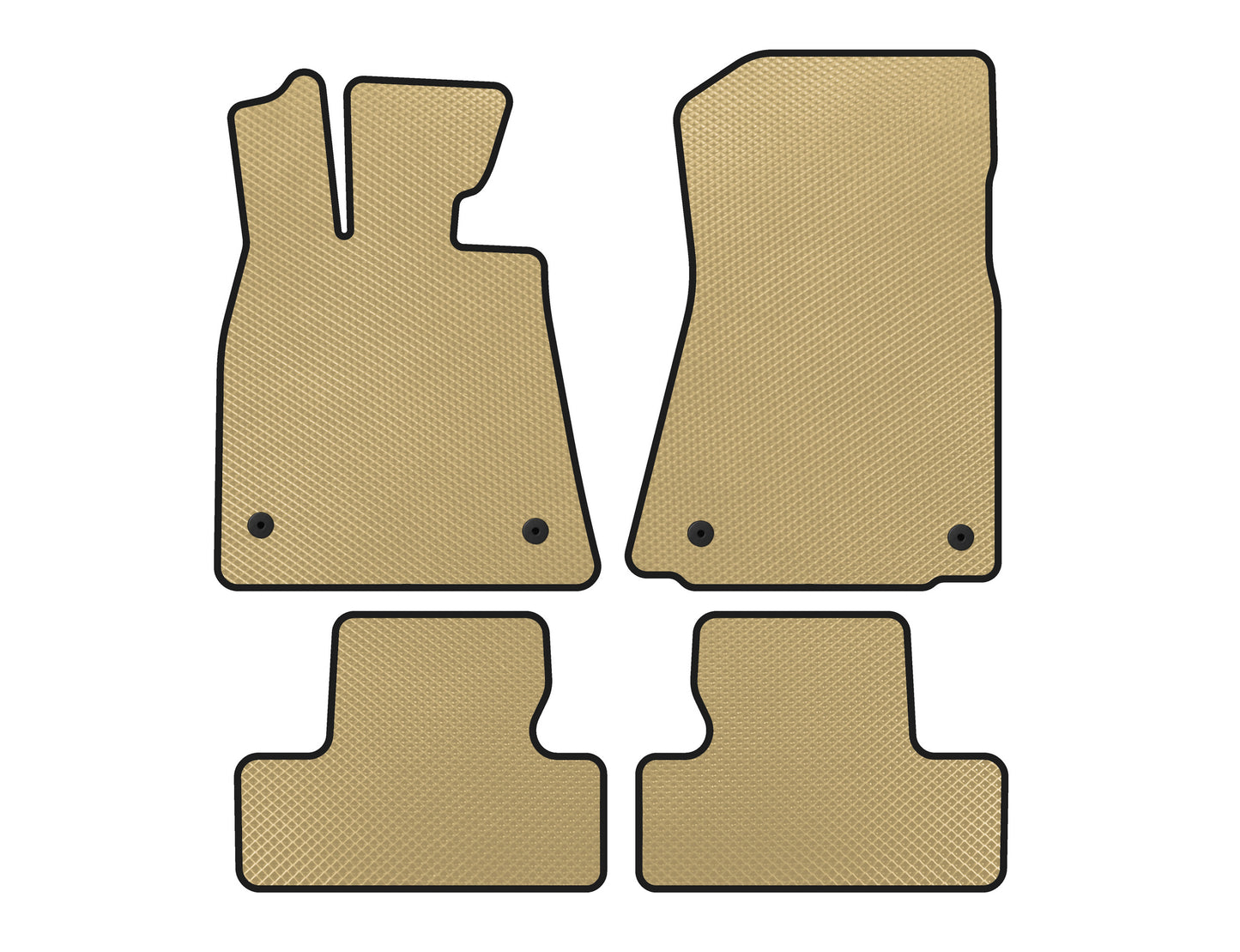 EVA mats (Coupe, Beige) for Lexus RC 200t 2014- - image 1