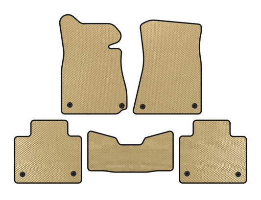 EVA Floor Mats (2011-2015, SD, 2WD, Beige) for Lexus GS 2011-2020 - image 1