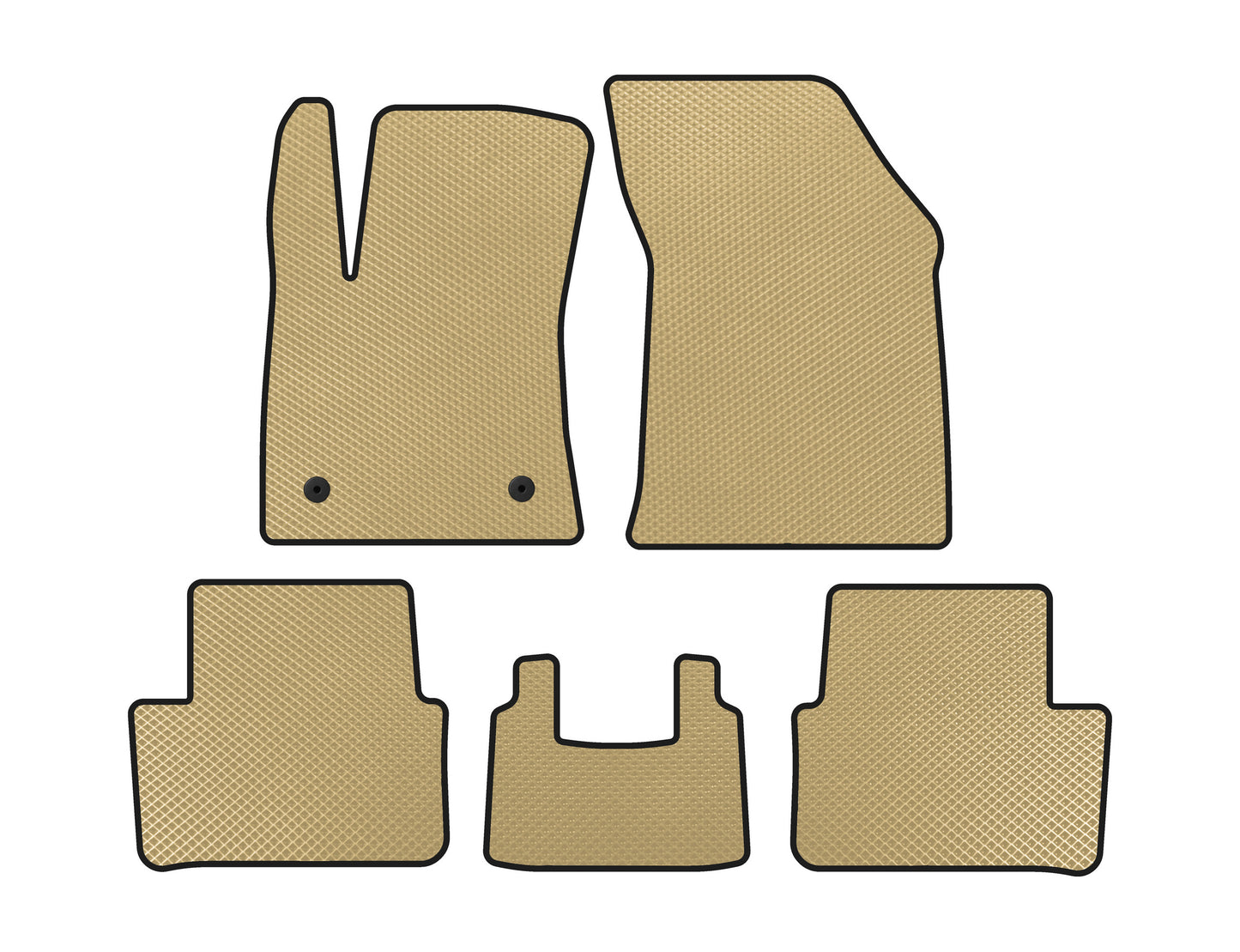 EVA Floor Mats (2016-2020, SW, Beige) for Renault Megane IV 2016-2025 - image 1