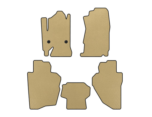 EVA Floor Mats (Beige) for Chevrolet Silverado 2013-2019 - image 1