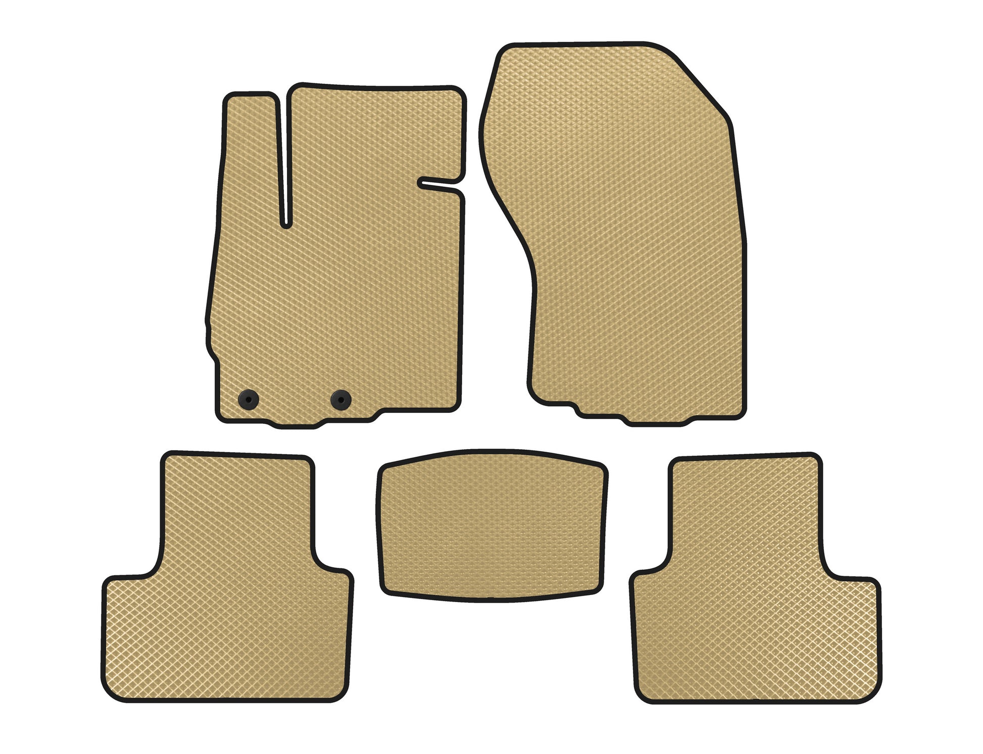 EVA Floor Mats (Beige) for Peugeot 4008 2012-2017 - image 1
