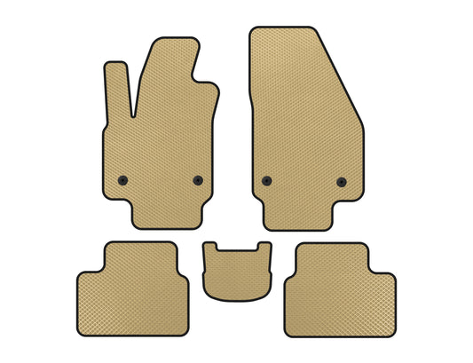 EVA Floor Mats (Beige) for Opel Meriva 2010-2017 - image 1