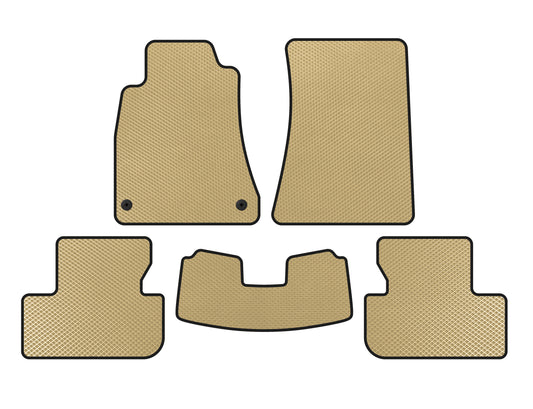 EVA floor mats (SD, Non-4WD, Beige) for Lexus IS 2005-2013 - image 1