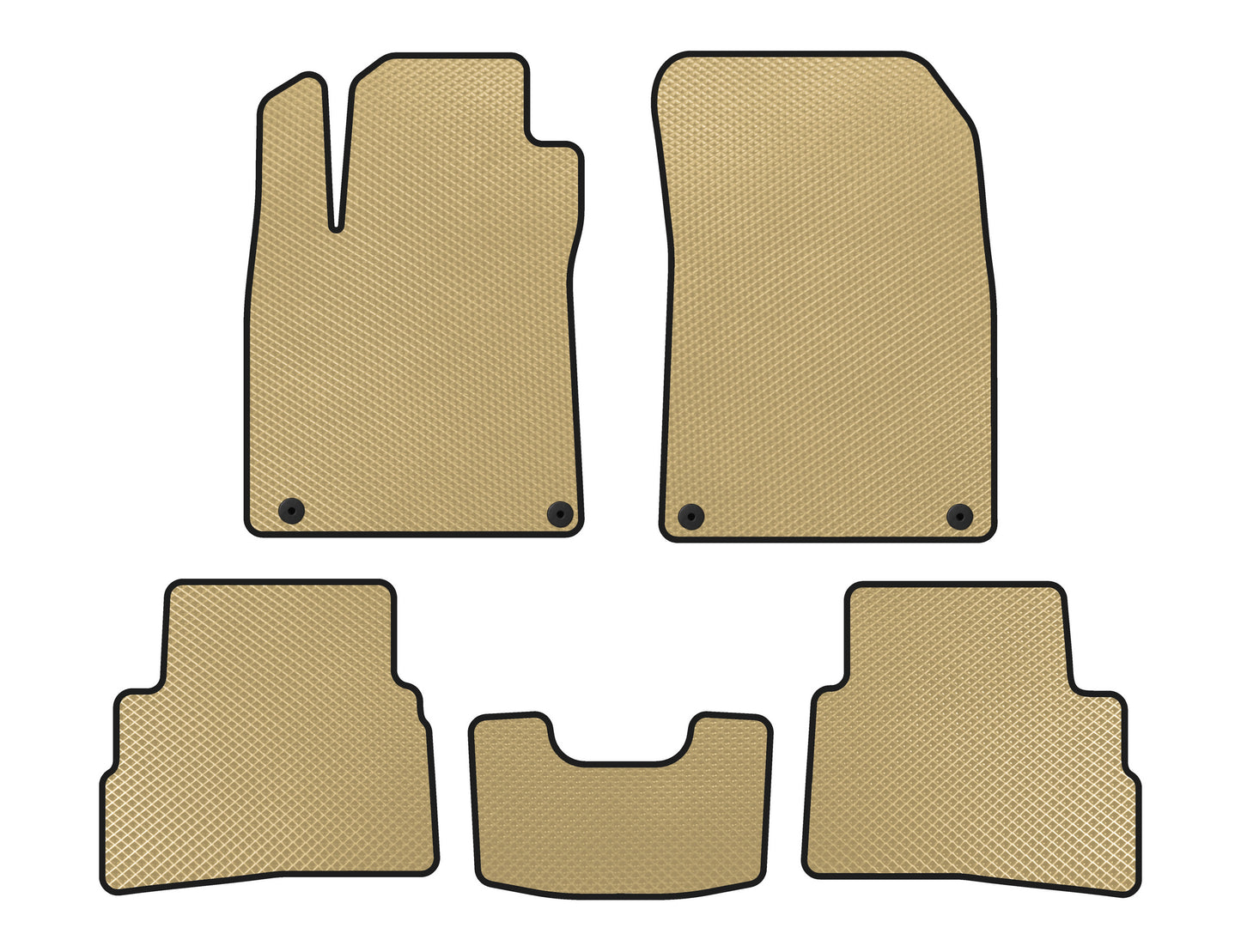 EVA Floor Mats (Beige) for Suzuki Kizashi 2009-2016 - image 1