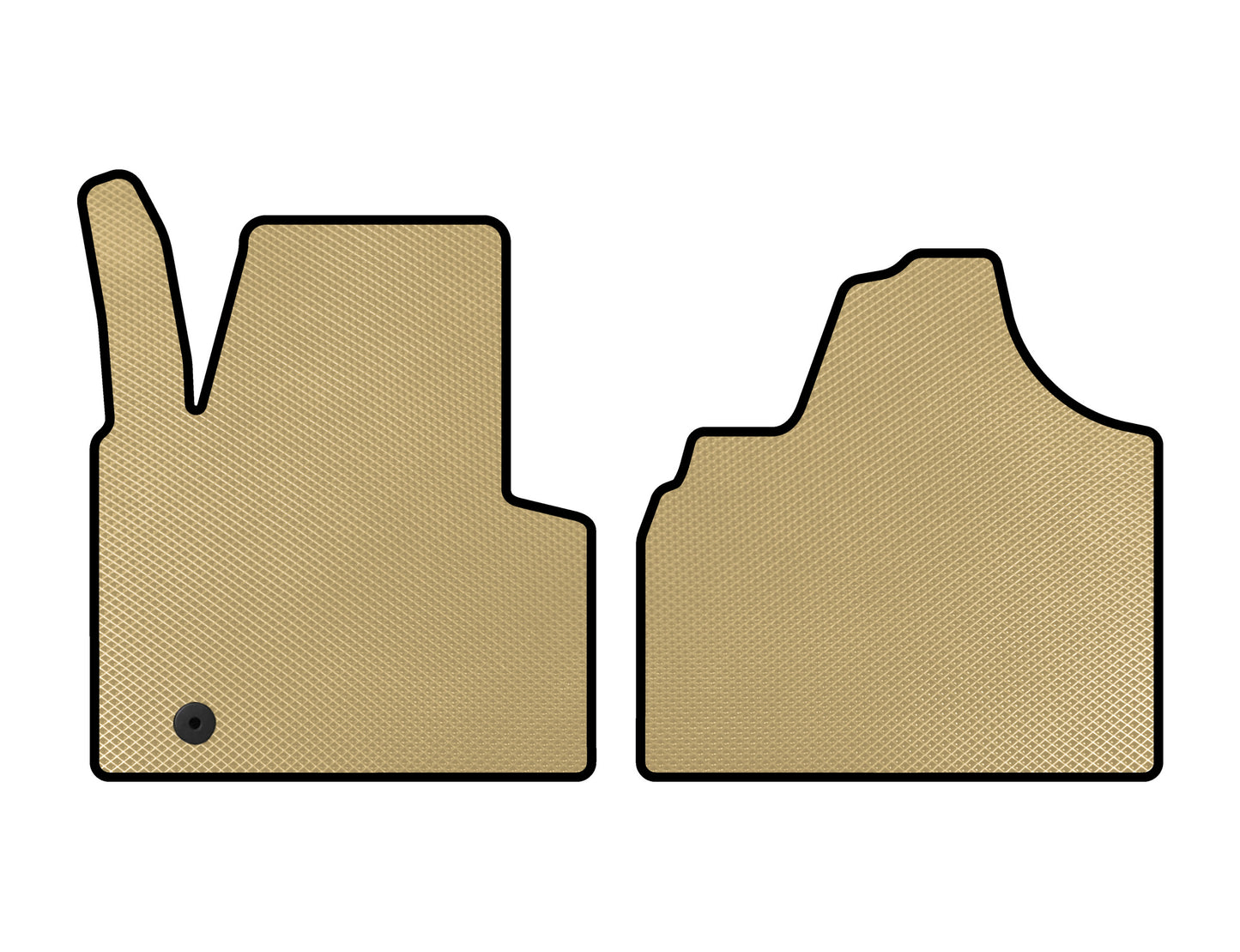 EVA Floor Mats (Beige) for Citroen Jumpy 2007-2017 - image 1