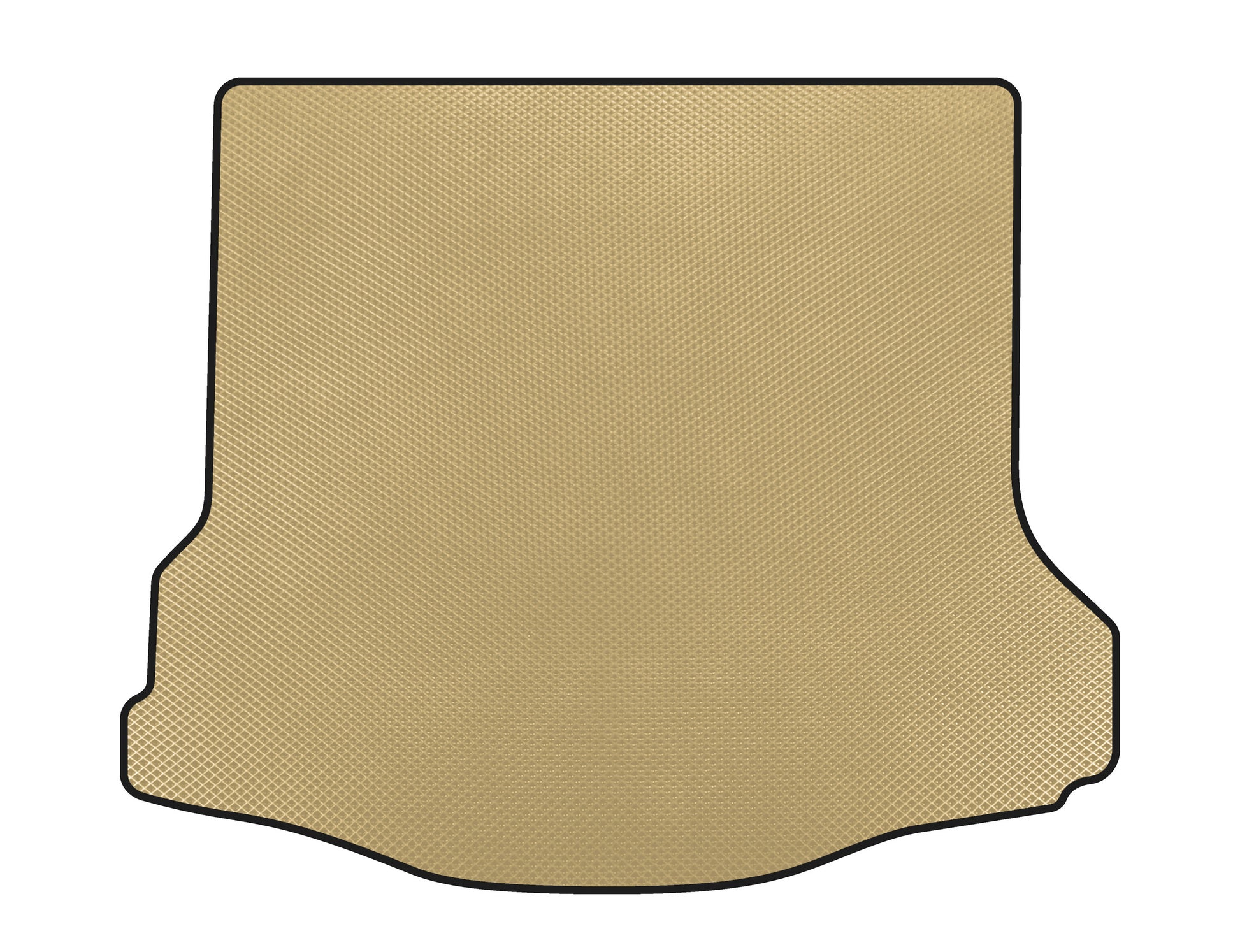 Trunk Mat (2011-2014, SD, USA, Beige) for Ford Focus III 2011-2017 - image 1
