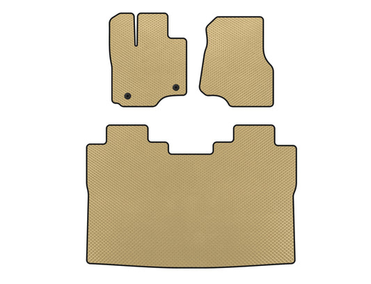 EVA Floor Mats (Raptor, Beige) for Ford F-150 2014-2021 - image 1