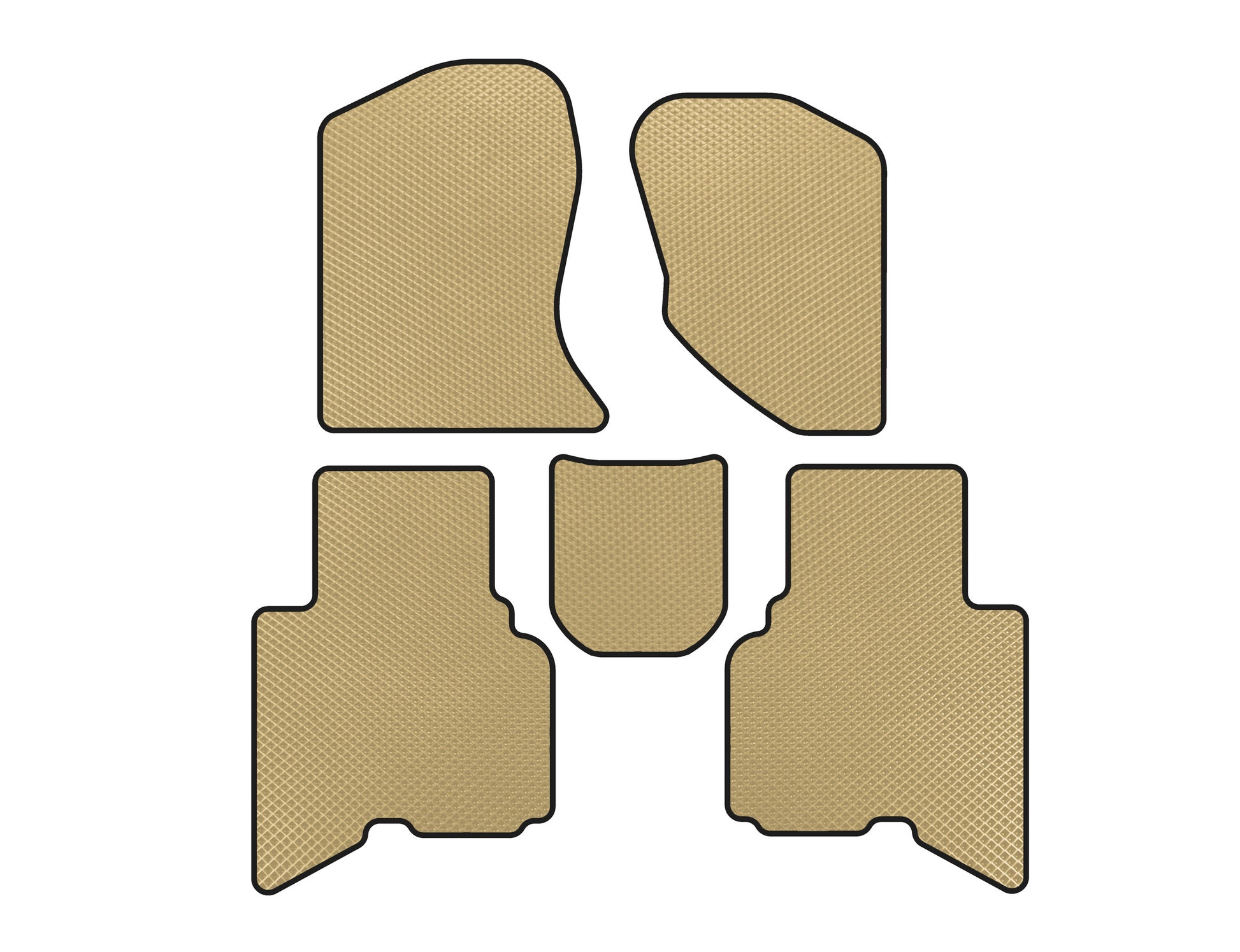 EVA Floor Mats (2010-2014, Beige) for GreatWall Haval/Hover H3 2005-2013 - image 1