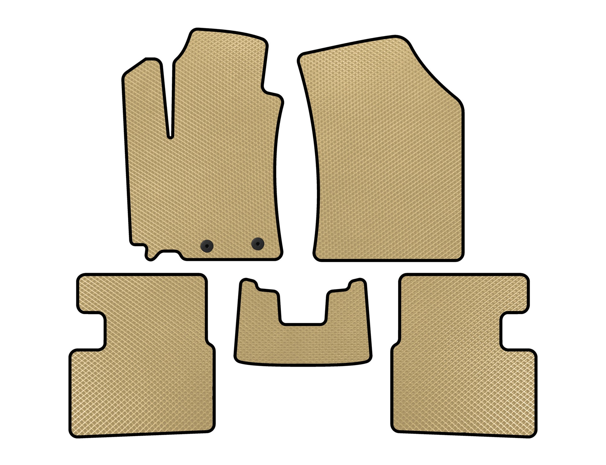 EVA Floor Mats (HB, 5-Door, Beige) for Suzuki Swift 2010-2017 - image 1
