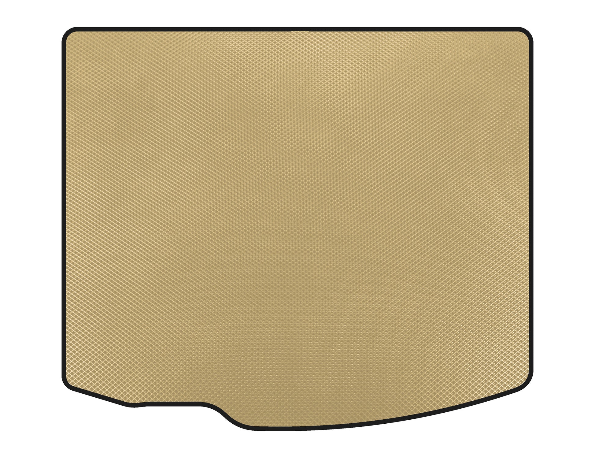 Trunk mat (2009-2011, HB, Beige) for Mazda 3 2009-2013 - image 1