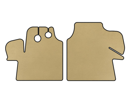 EVA Floor Mats (2002-2006, Beige) for Fiat Ducato 1995-2006 - image 1