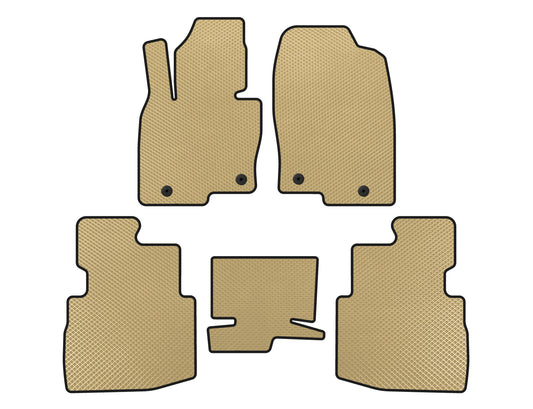 EVA mats (2 rows, 7-seater, Beige) for Mazda CX-9 2017- - image 1
