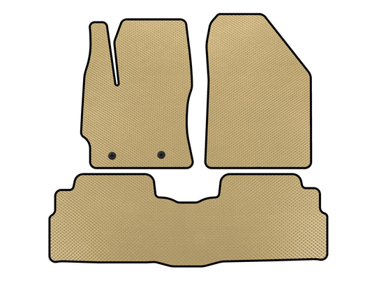 EVA Floor Mats (2 Rows, 7-Seater, Beige) for Toyota Verso 2009–2018 - image 1