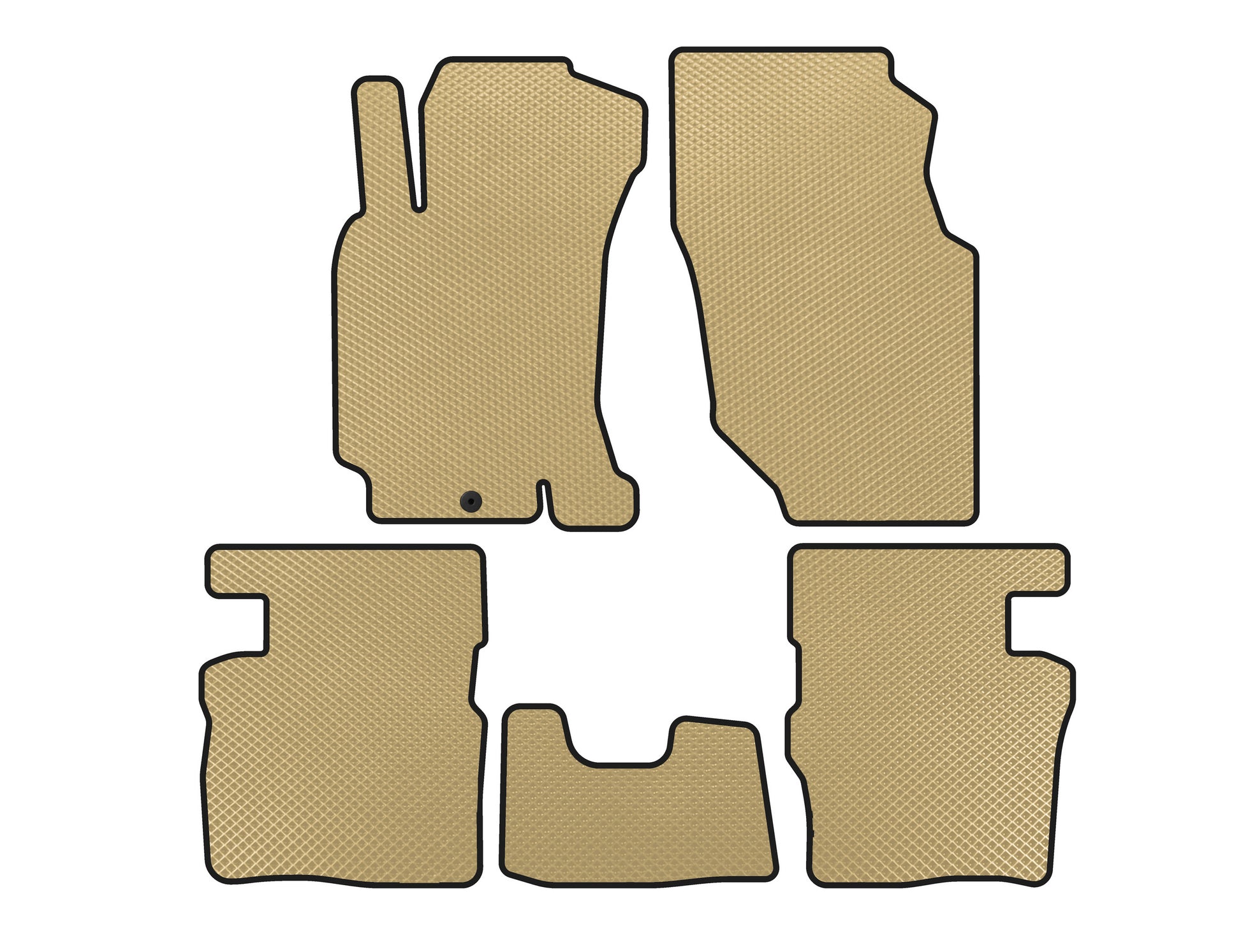 EVA Floor Mats (5-Door, Beige) for Honda HR-V 1998-2006 - image 1