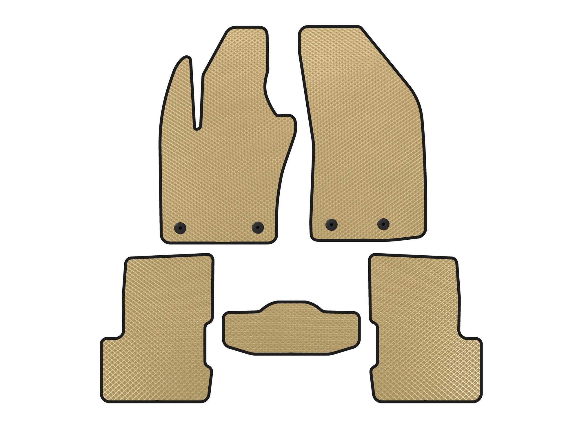 EVA Floor Mats V-2 (Beige) for Jeep Renegade 2014- - image 1