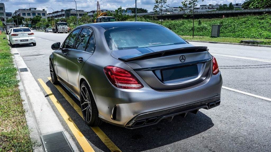 Body kit with full rear bumper (Black Mamba C63GT design) for Mercedes C-class W205 2014-2021 - Reelken Auto