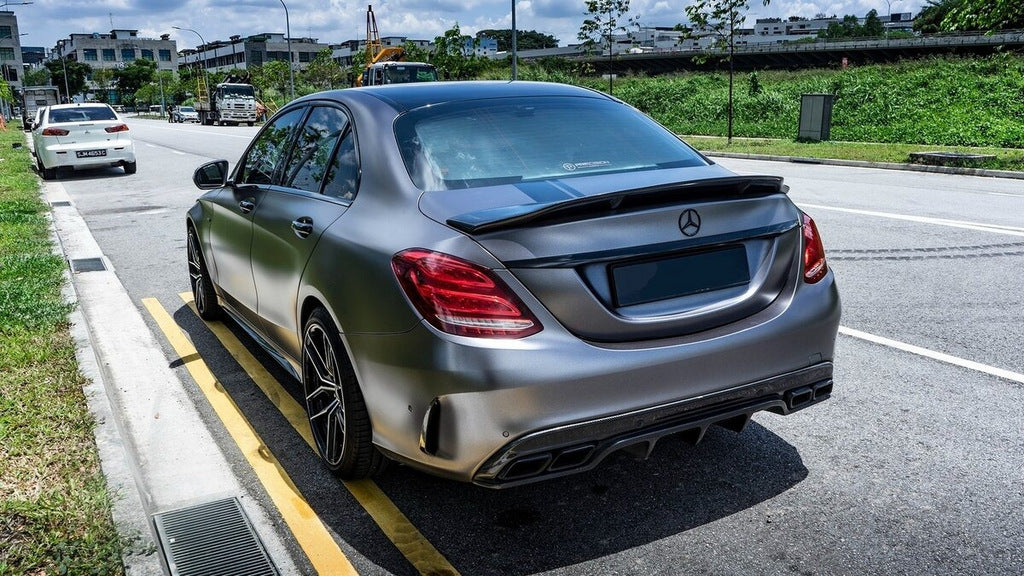 Body kit with full rear bumper (Black Mamba C63GT design) for Mercedes C-сlass W205 2014-2021 - image 4