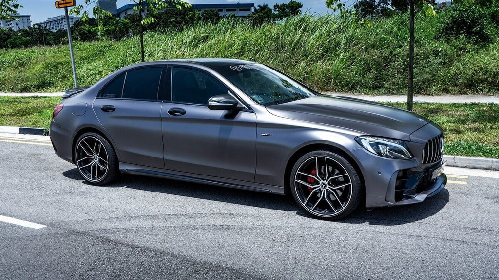 Body kit with full rear bumper (Black Mamba C63GT design) for Mercedes C-сlass W205 2014-2021 - image 5