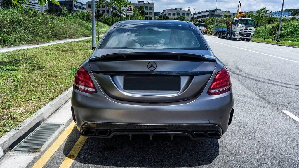 Body kit with full rear bumper (Black Mamba C63GT design) for Mercedes C-сlass W205 2014-2021 - image 9