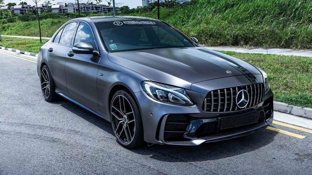 Body kit with full rear bumper (Black Mamba C63GT design) for Mercedes C-сlass W205 2014-2021 - image 3