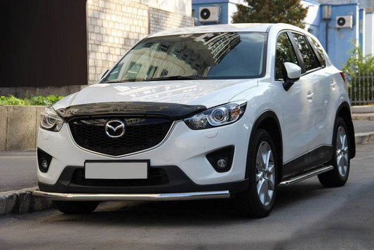 Front protection ST008 (stainless) for Mazda CX-3 2015↗ - Reelken Auto