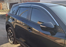 Window Deflectors with Chrome Trim Niken Luxury (4 pcs) for Mazda CX-5 2012-2017 - image 2