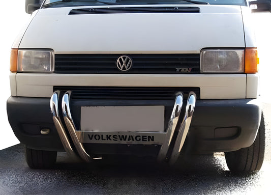 Bull Bar ST006 (Stainless Steel) for Volkswagen T4 Transporter 1990-2003 - image 1