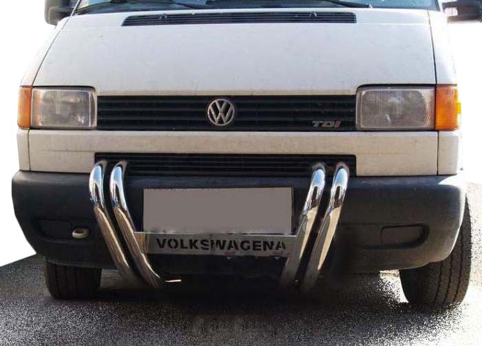 Bull Bar ST006 (Stainless Steel) for Volkswagen T4 Transporter 1990-2003 - image 1