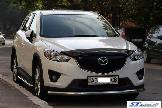 Front protection ST008 (stainless) for Mazda CX-3 2015↗ - Reelken Auto