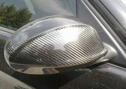 Mirror Covers 2005-2008 (2 pcs, Real Carbon) for BMW 3 Series E-90/91/92/93 2005-2011 - image 1