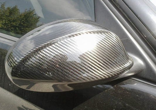 Mirror Covers 2005-2008 (2 pcs, Real Carbon) for BMW 3 Series E-90/91/92/93 2005-2011 - image 1