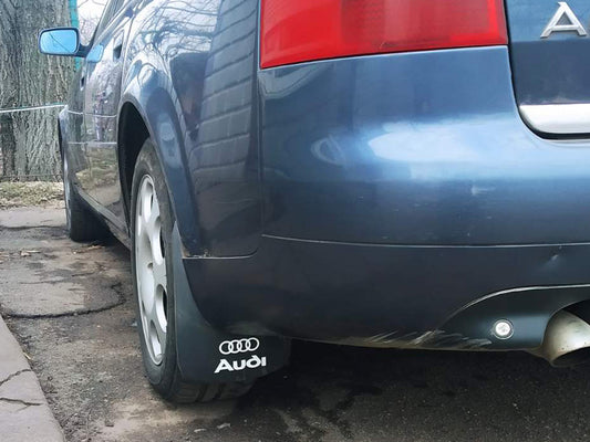 Premium Mud Flaps (2 pcs) for Audi A6 C5 1997-2001 - image 2