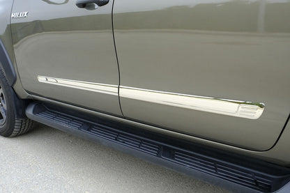 Molding Covers OmsaLine (4 pcs, Stainless Steel) for Toyota Hilux 2015- - image 1
