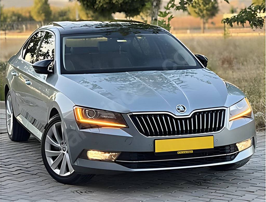 Covers for mirrors BMW-Style (2 pcs)  for Skoda Superb 2015-2024 - image 5