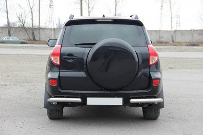 Rear corners AK003 (2 PCs, stainless steel) for Toyota Rav 4 2006-2013 - Reelken Auto