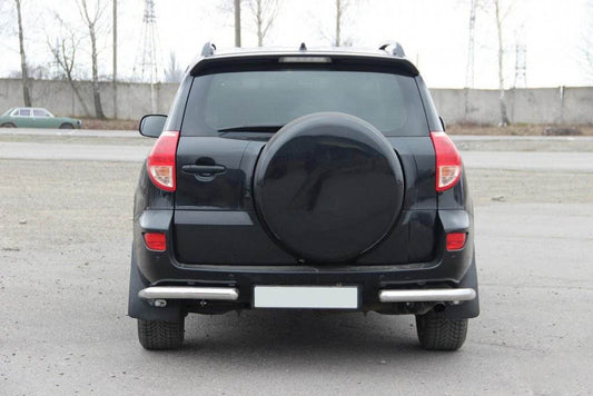 Rear corners AK003 (2 PCs, stainless steel) for Toyota Rav 4 2006-2013 - Reelken Auto