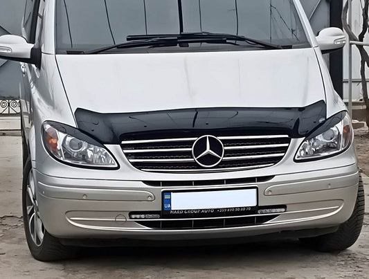 The hood deflector (EuroCap) for Mercedes Vito W639 2004-2014 - Reelken Auto