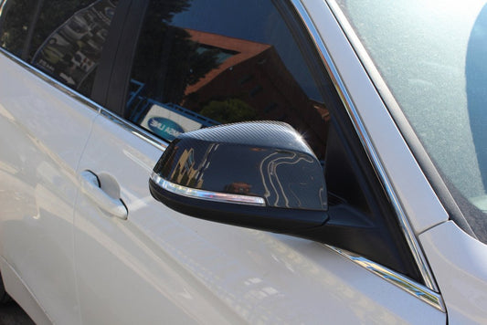 Mirror Covers (2 pcs, Real Carbon) for BMW X1 E84 2009-2015 - image 1